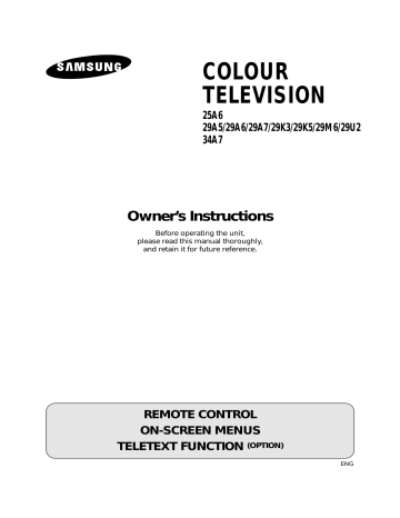 Samsung CS29K5TN User manual | Manualzz
