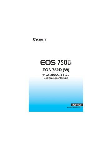 Canon EOS 750D Bedienungsanleitung | Manualzz