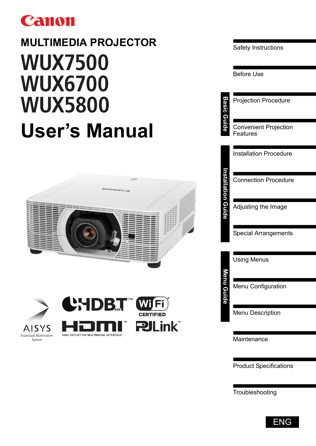 Canon Xeed Wux5800 User Manual Manualzz