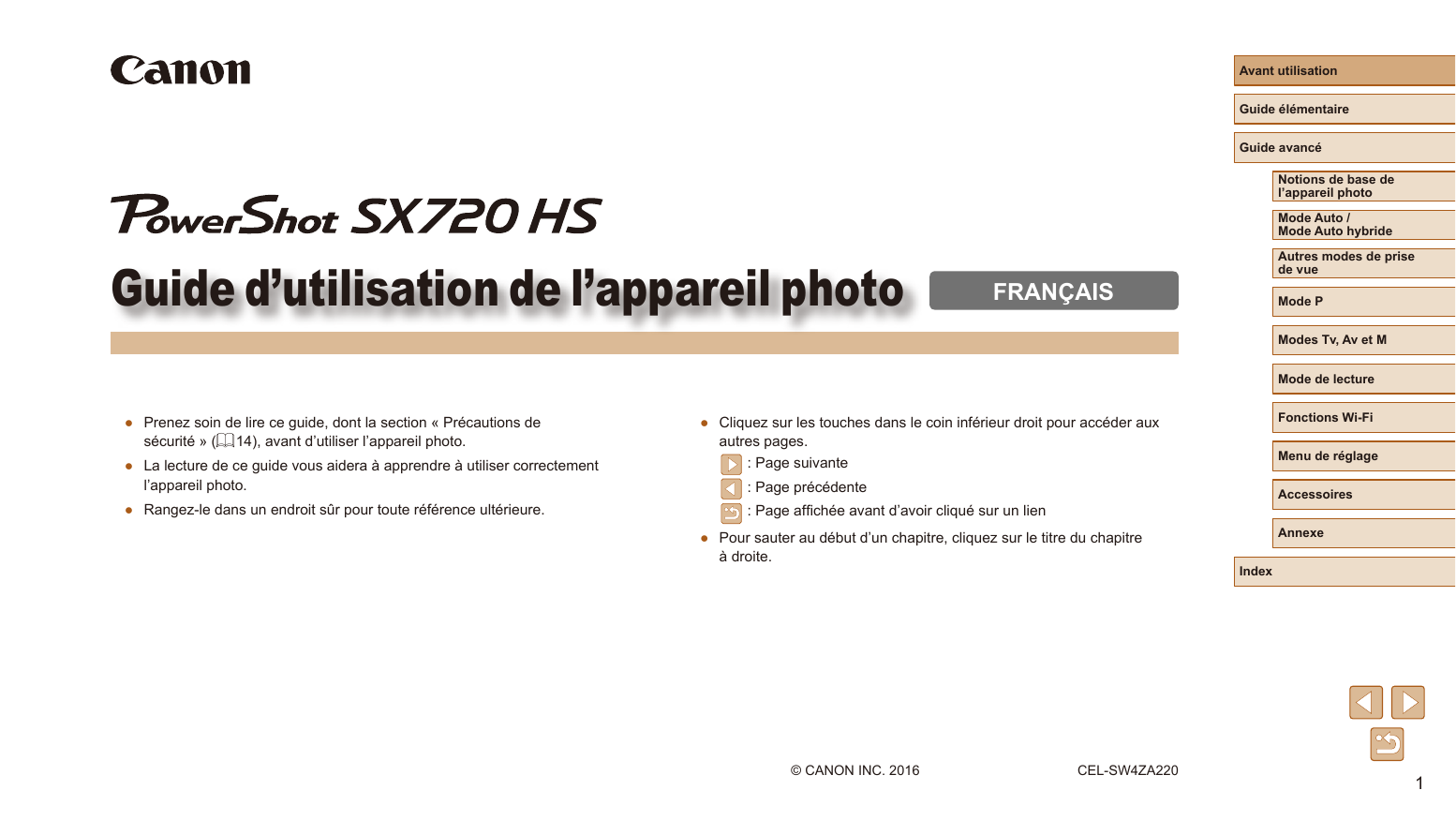 Powershot Sx720 Hs User Manual