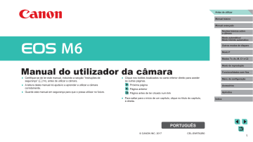Canon EOS M6 Manual do usuário | Manualzz