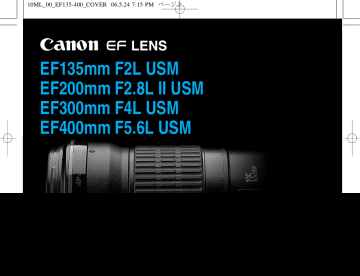 Canon EF 200mm f/2.8L II USM Käyttöohjeet | Manualzz
