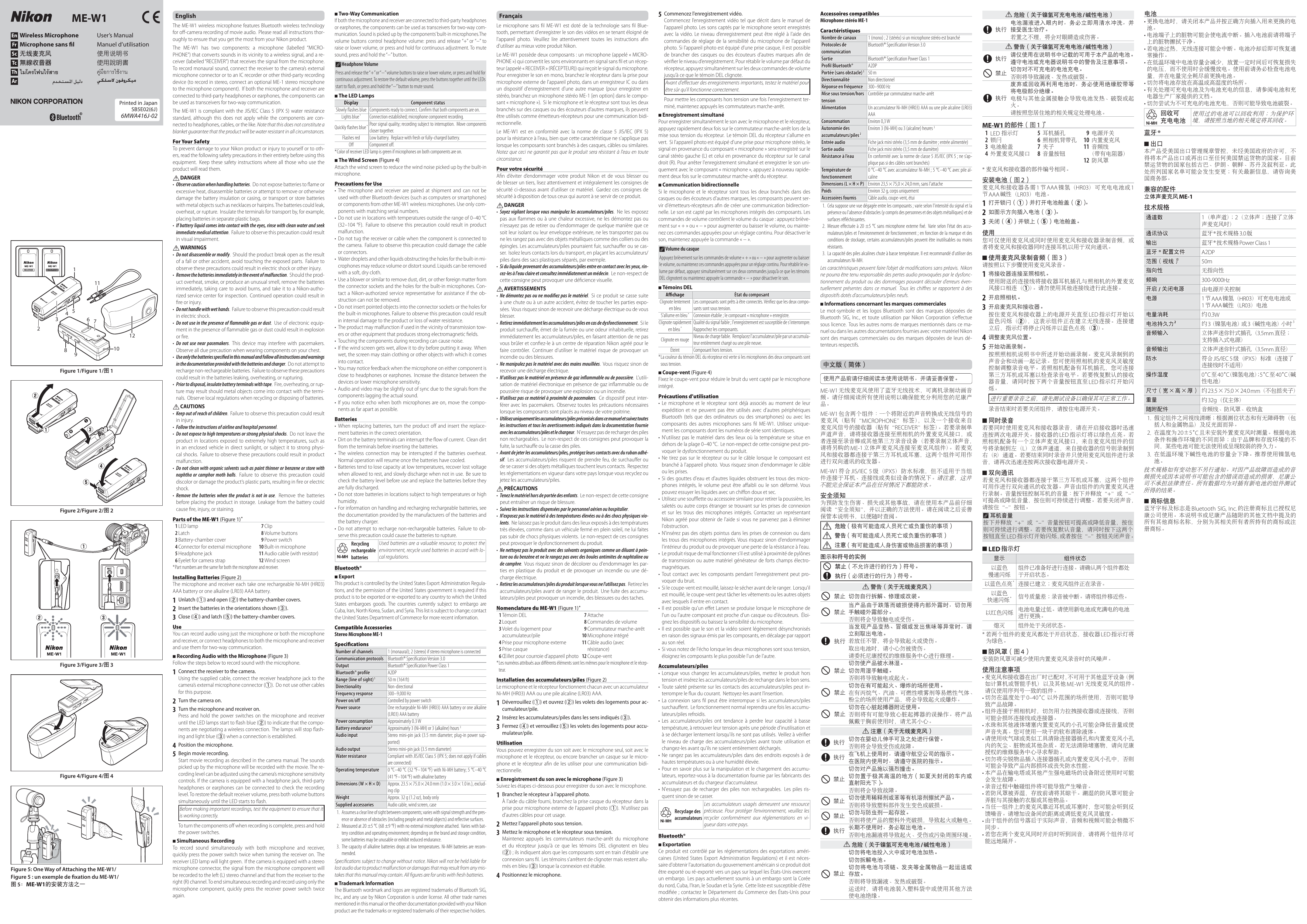 Nikon Me W1 User Manual Manualzz