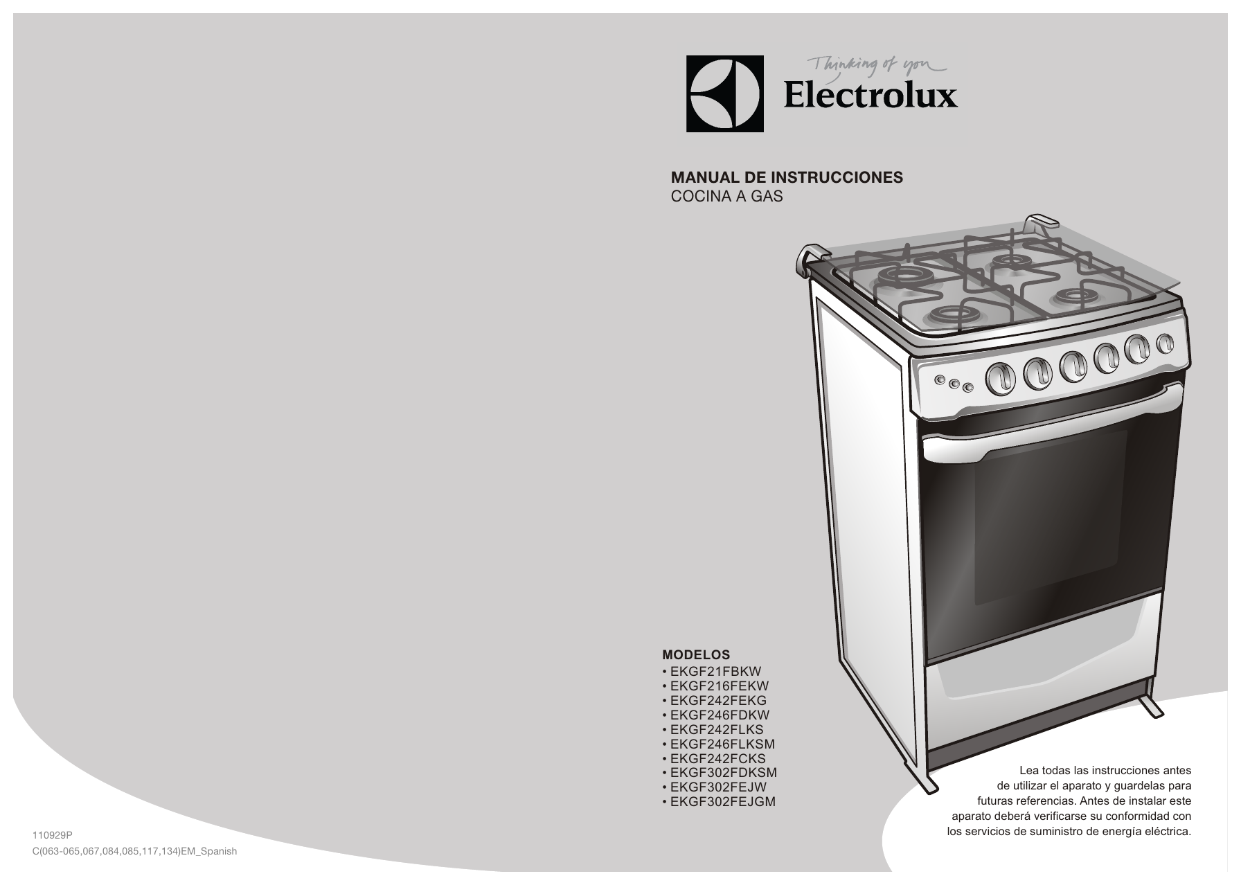 Electrolux ESMERALDA PLUS Manual de usuario | Manualzz