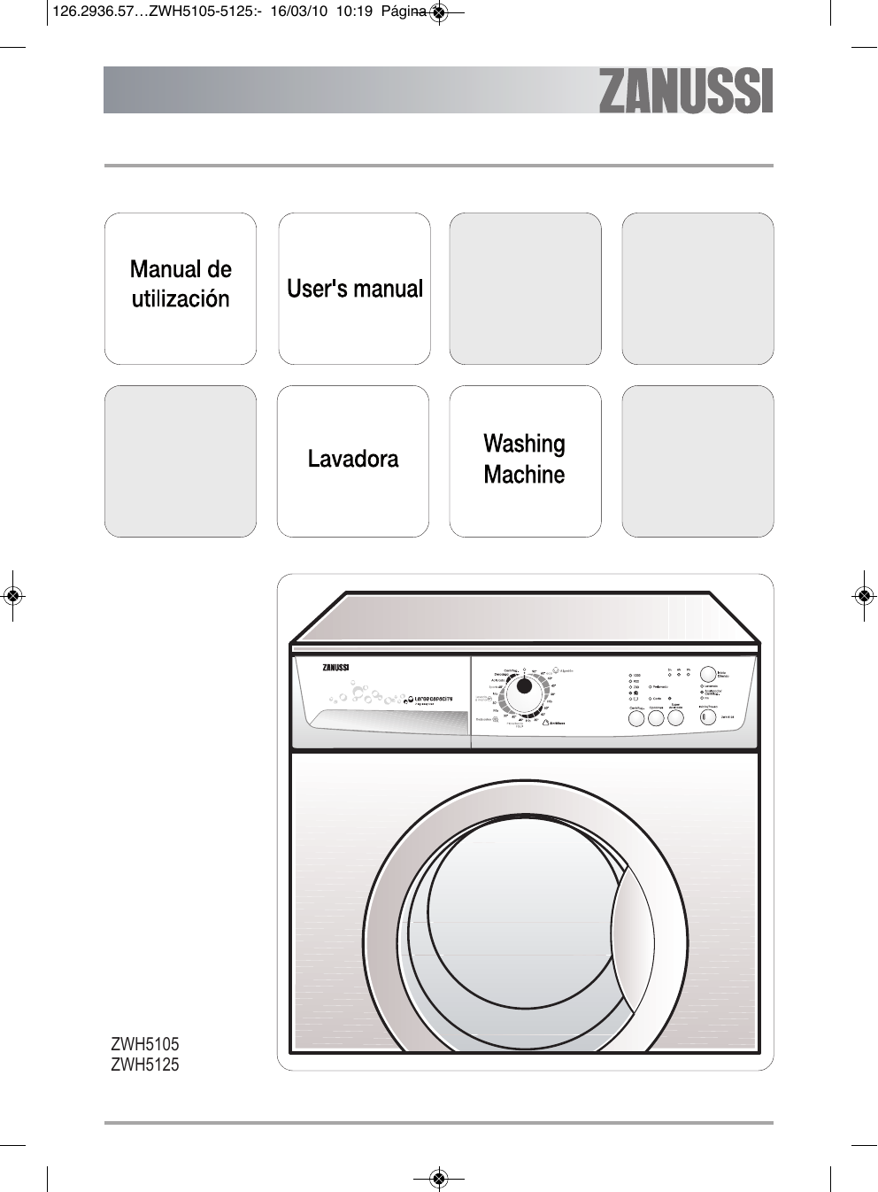 ZANUSSI ZWH5125 User Manual Manualzz