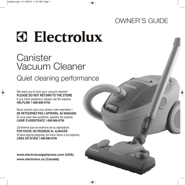 Electrolux EL6986 User manual | Manualzz