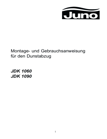 Juno JDA1090E Benutzerhandbuch | Manualzz