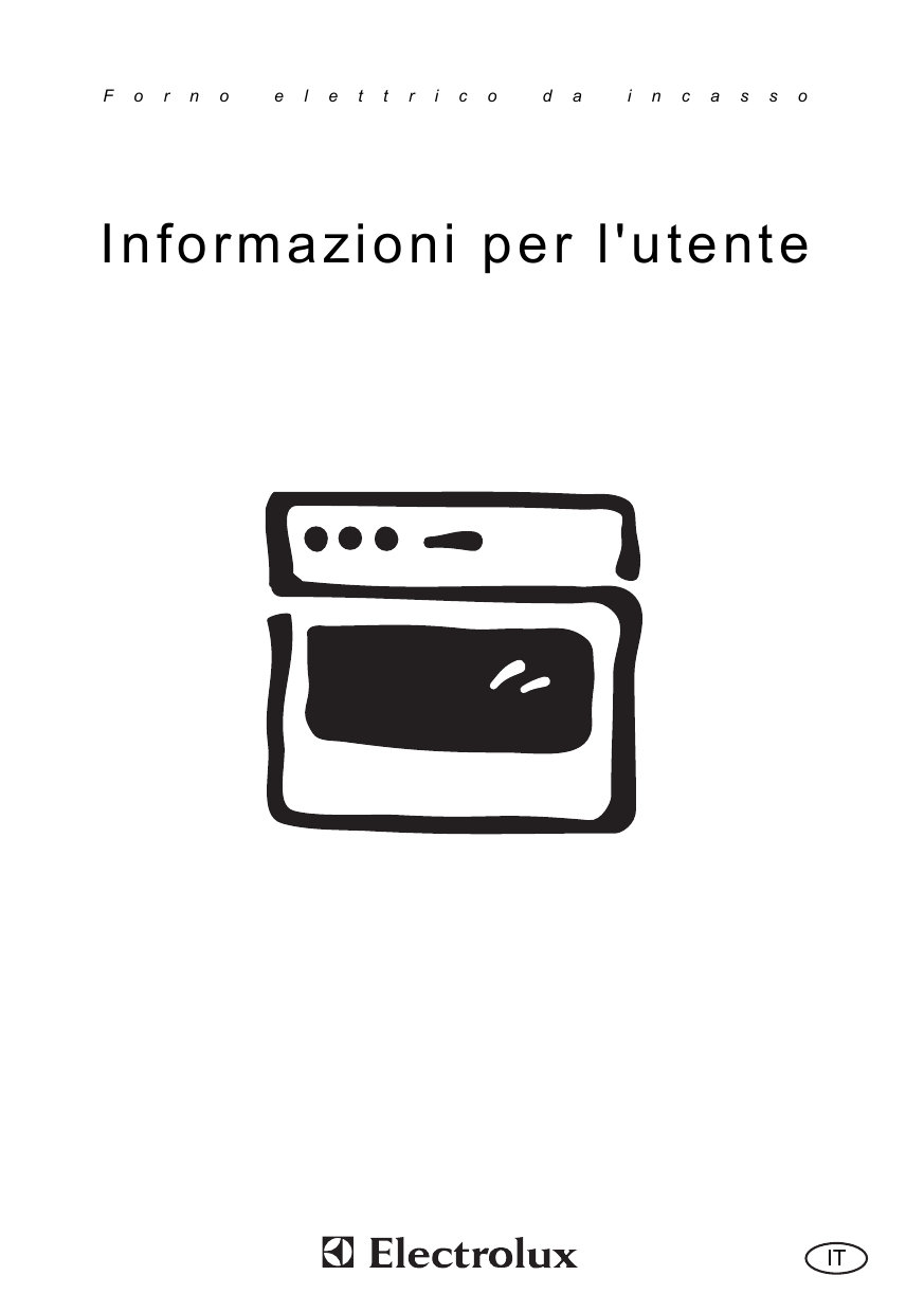 Electrolux EOB53190X Manuale utente | Manualzz