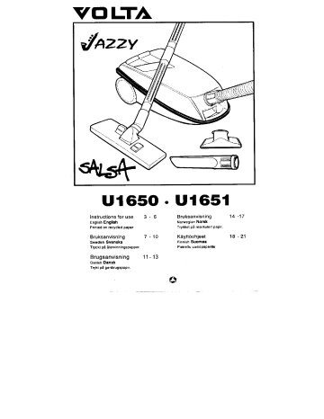Volta U1651 User Manual | Manualzz