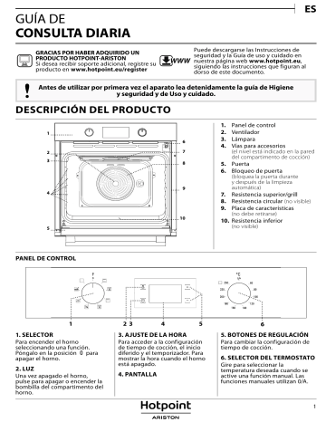 HOTPOINT/ARISTON FA3 540 P IX HA Guía del usuario | Manualzz