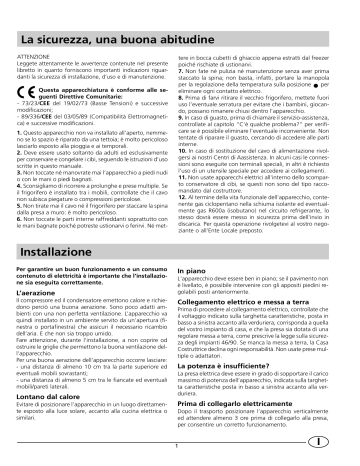 Hotpoint E DF 260 X EU, DF 270, DF 290 Manuale del proprietario | Manualzz