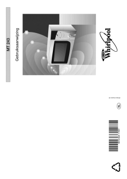 Whirlpool MT 243 Blue - Guida utente, Manuale del proprietario |  manualzz.com