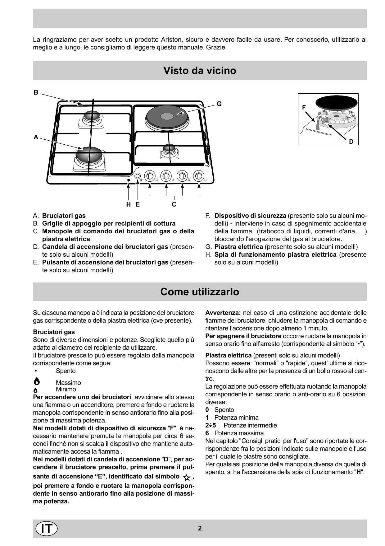 Компактности hotpoint ariston pf 640 e bk способна вписаться в интерьер любой кухни