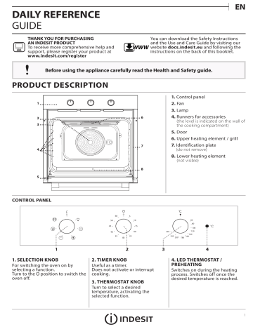 Indesit IFW 6530 IX Setup and user guide | Manualzz