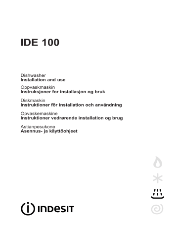 Indesit IDE 100 SK Instruction for Use | Manualzz
