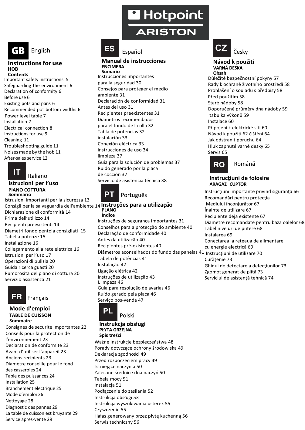 HOTPOINT/ARISTON KID 740 B, KID 641 B B, KIS 740 B User guide | Manualzz
