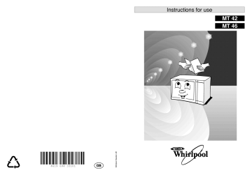 Whirlpool MT 42/WH Instruction for Use | Manualzz