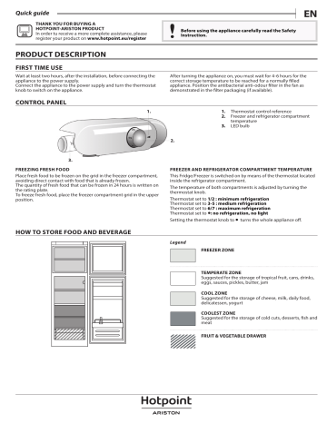 HOTPOINT/ARISTON BD 2422/HA Setup And User Guide | Manualzz