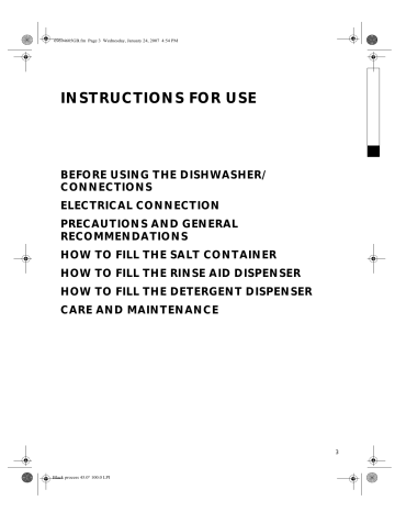 IKEA DWH M10 W Instruction for Use | Manualzz