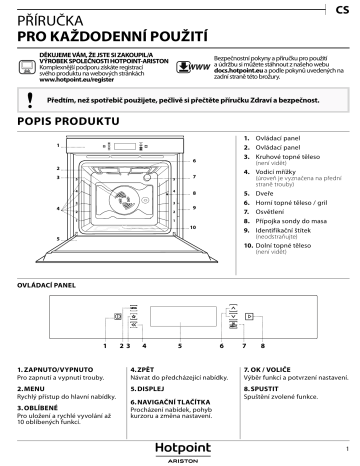 HOTPOINT/ARISTON FI9 891 SH IX HA Instruction for Use | Manualzz