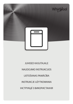 Whirlpool WIF 4O43 DLGT E - Product information, Safety guide, User guide,  User manual | manualzz.com