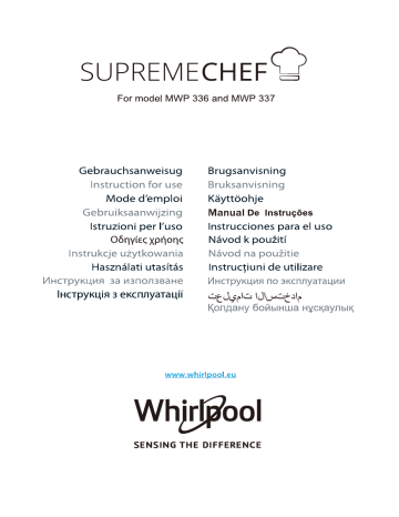 Whirlpool MWP 337 W Instruction for Use | Manualzz
