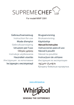 Whirlpool MWP 3391 SB - Owner's manual, User guide, User manual |  manualzz.com
