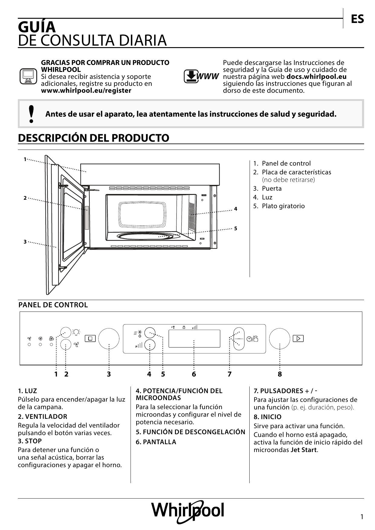 Whirlpool AVM 970/WH Setup and user guide | Manualzz