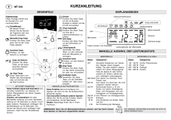 Whirlpool MT 244/BL - Bedienungsanleitung, Benutzerhandbuch | manualzz.com
