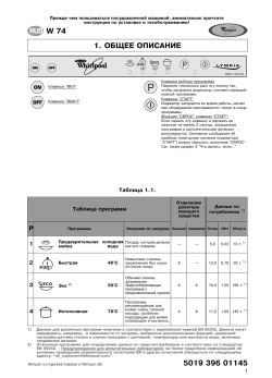 Whirlpool W 74/2 - User guide | manualzz.com