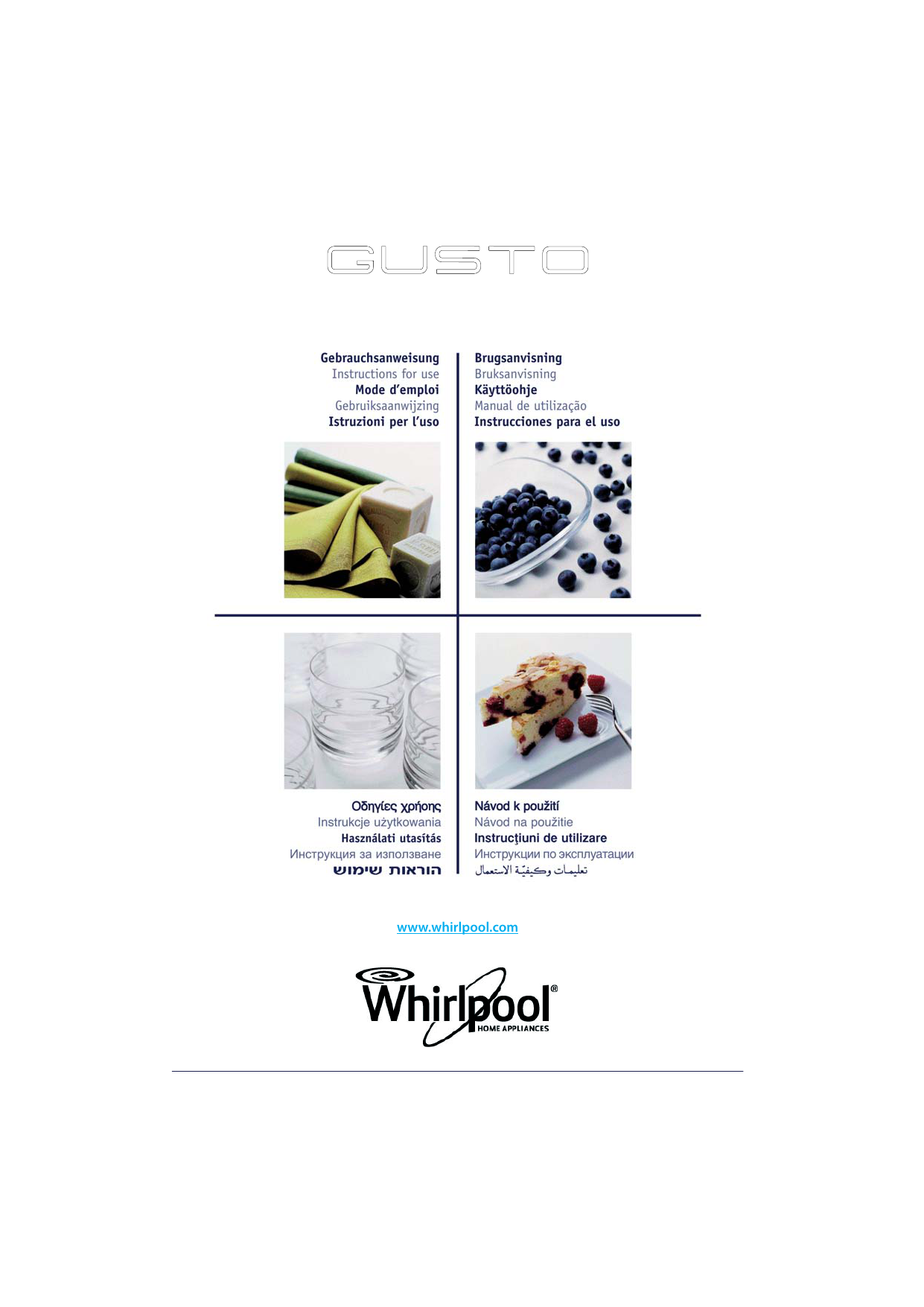 Whirlpool GT 284 SL Instruction for Use | Manualzz
