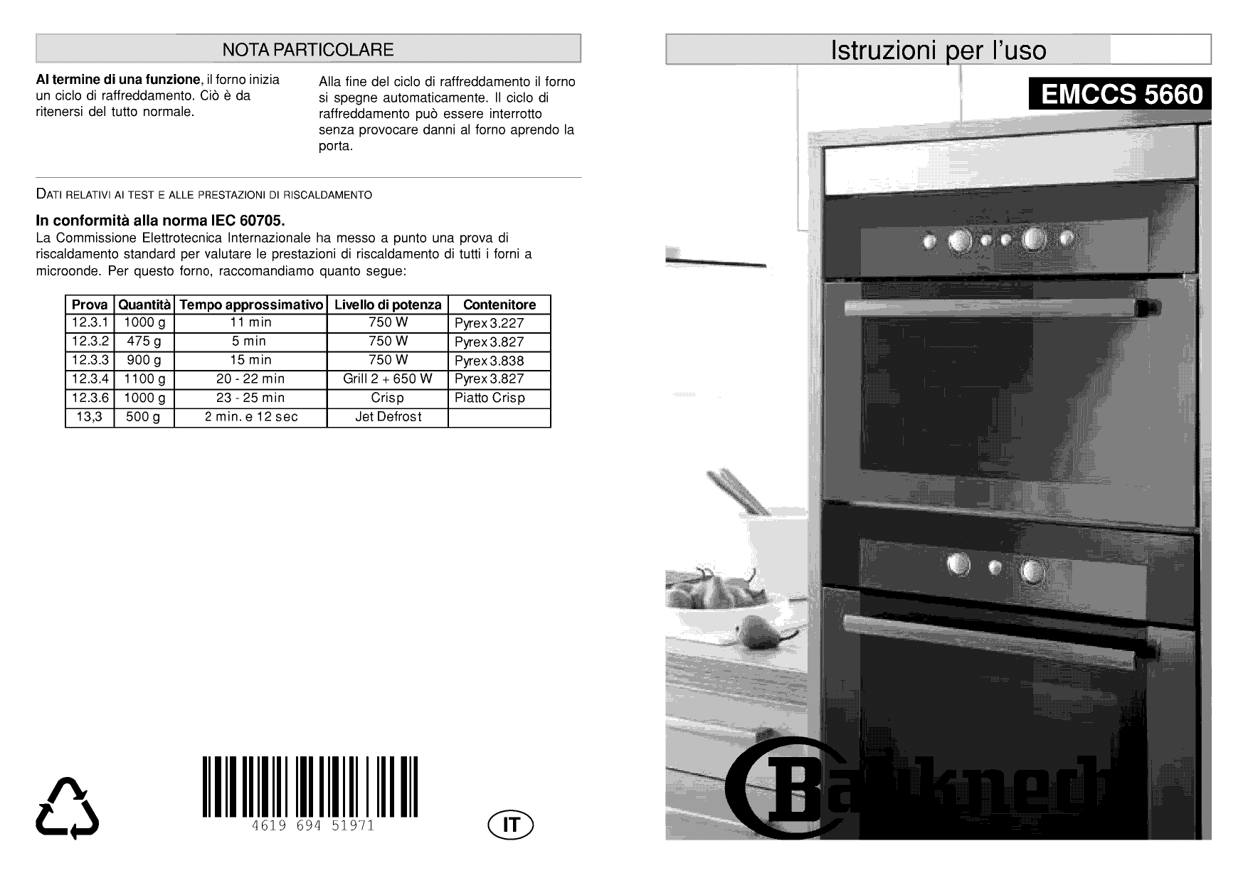 Bauknecht Emccs 5660 Sw Emccs 5660 Ws Emccs 5660 Ix User Guide Manualzz