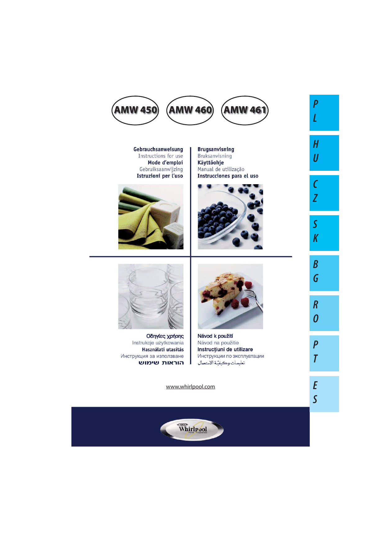 Whirlpool AMW 460 WH Instruction for Use | Manualzz