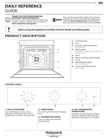 HOTPOINT/ARISTON FIT 834 AN HA Setup and user guide | Manualzz