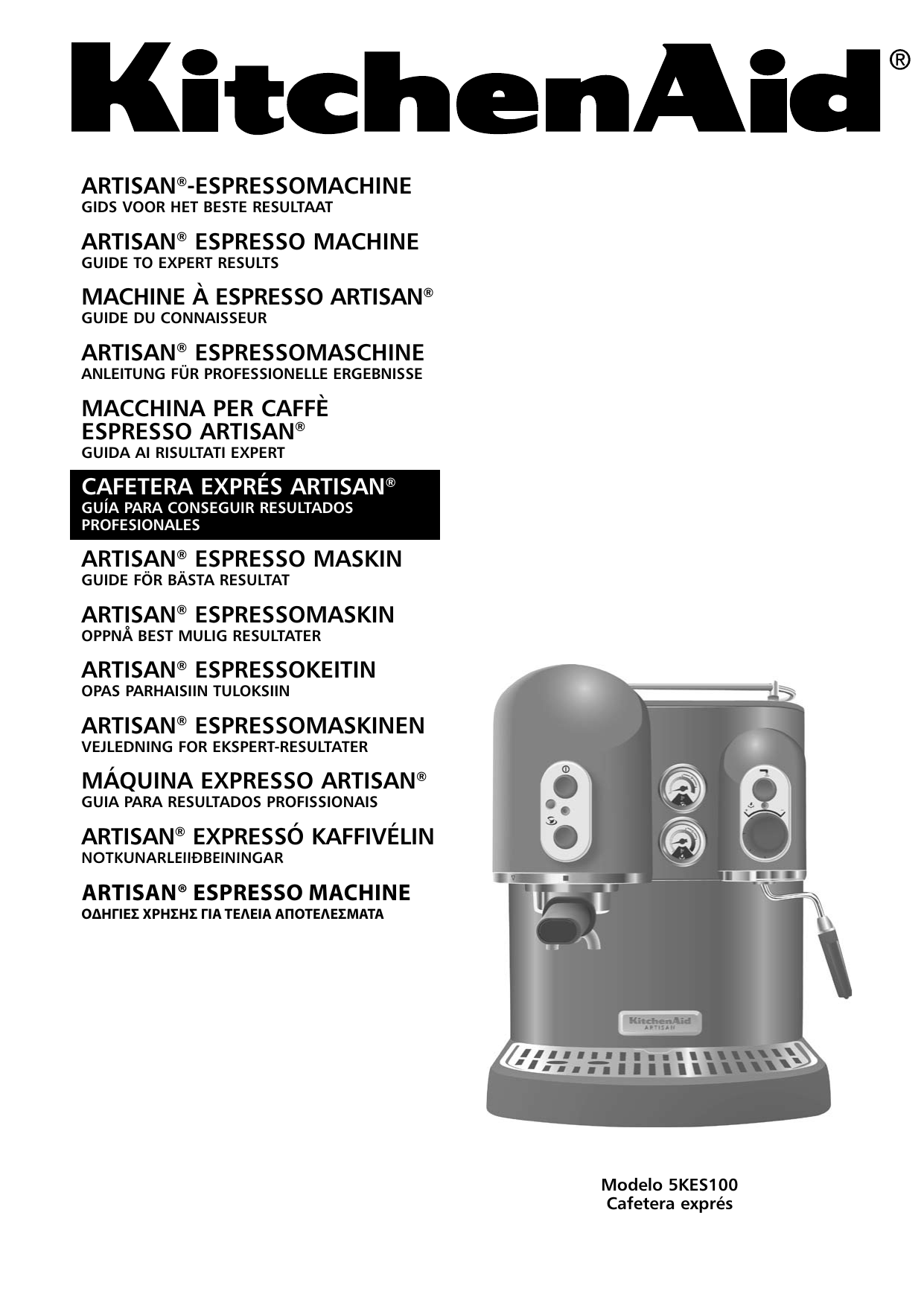 KitchenAid 5KES100EAC Instruction for Use | Manualzz
