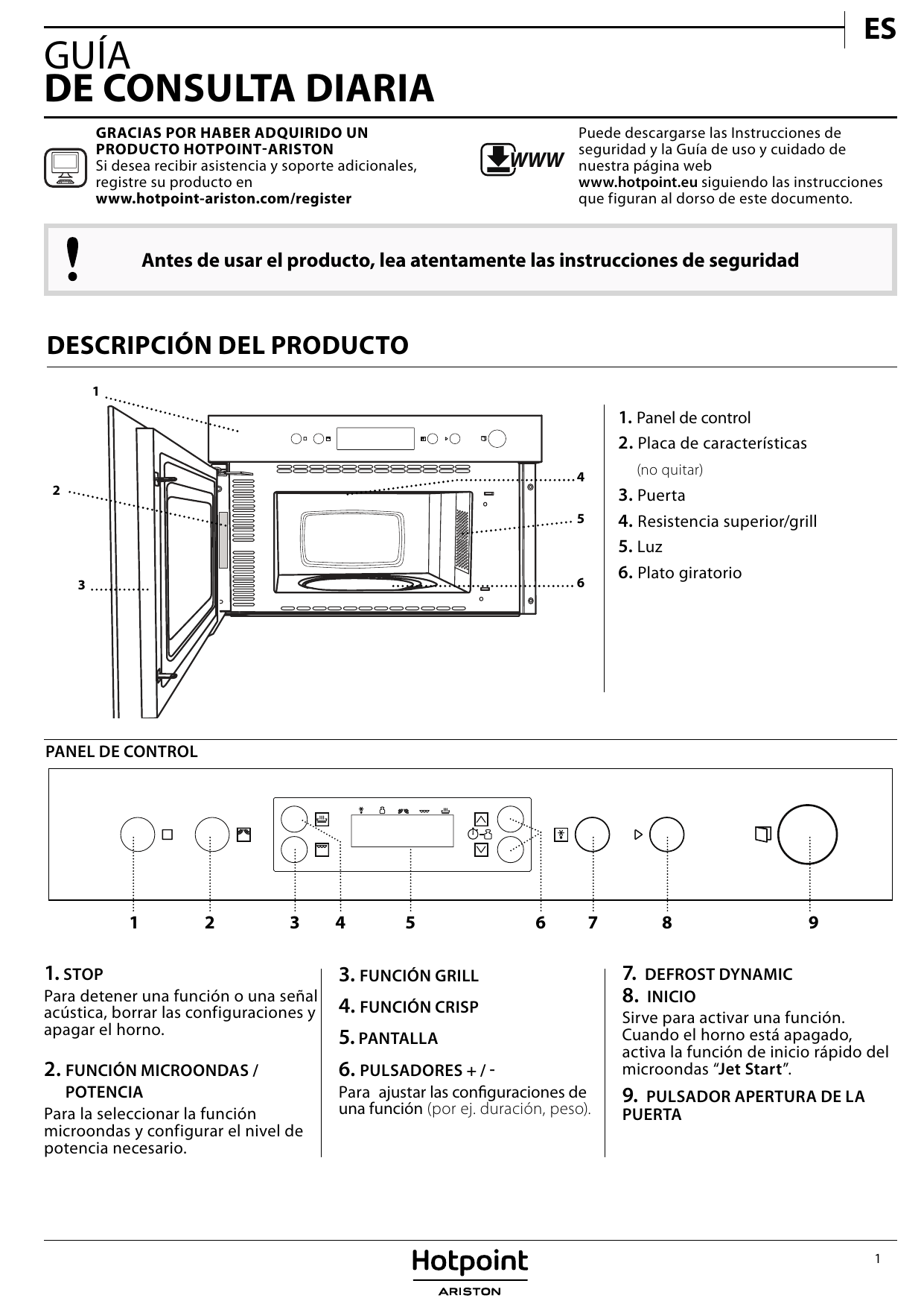 HOTPOINT/ARISTON MN 214 IX HA Setup and user guide | Manualzz