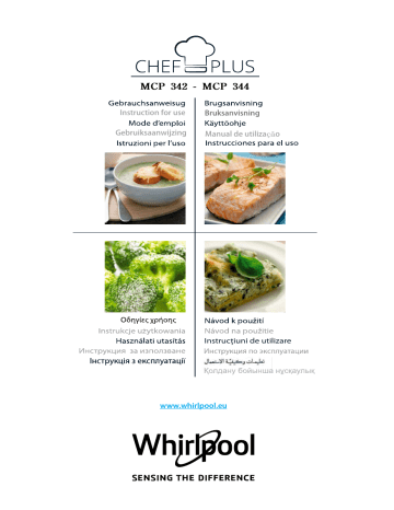 Whirlpool MCP 344 WH Instruction for Use | Manualzz