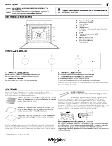 Whirlpool AKP9 780 IX Setup and user guide | Manualzz