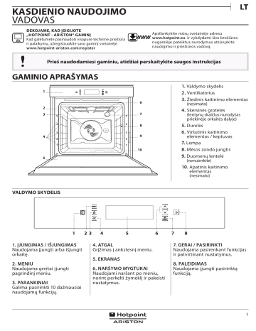 HOTPOINT/ARISTON FI9 891 SP IX HA Instruction for Use | Manualzz