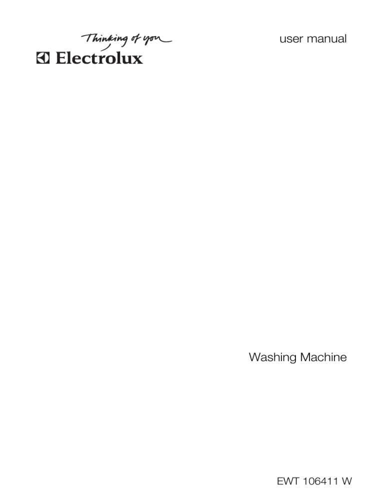 electrolux time manager 6.5kg manual