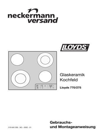 Lloyds 770/275 Benutzerhandbuch | Manualzz