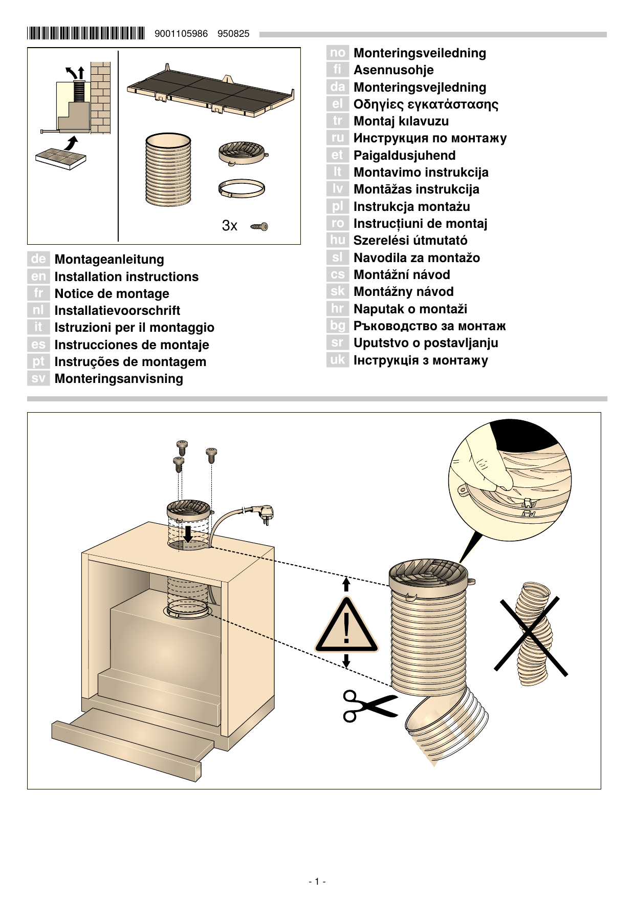 Bosch Dsz4565 Dsz4565 Installation Instructions Manualzz