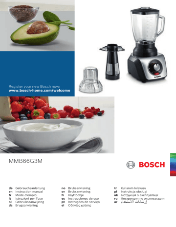 Bosch MMB66G3M Stirring machine Instruction manual | Manualzz