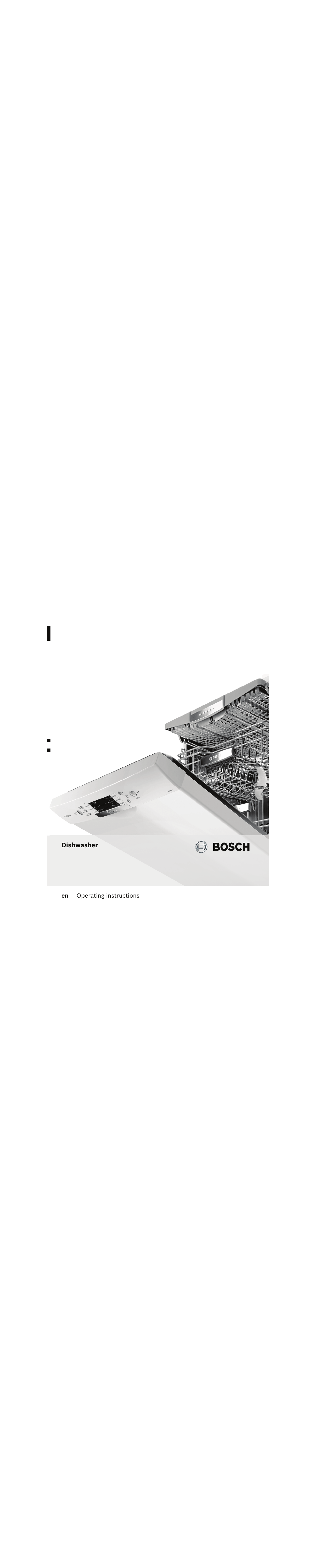bosch compact dishwasher manual