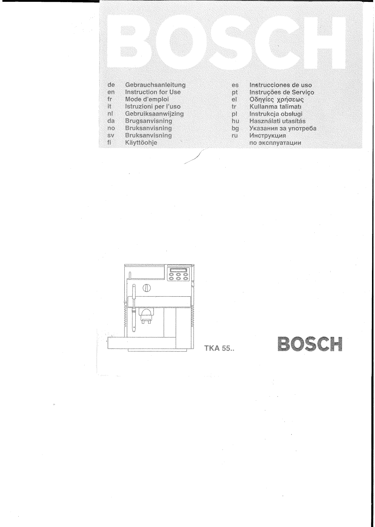 Bosch Tka5502 01 Tka5502 02 Tka5502 Instruction Manual Manualzz