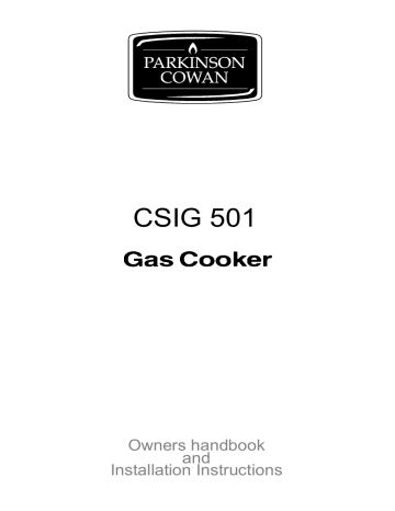 parkinson cowan strata gas cooker manual