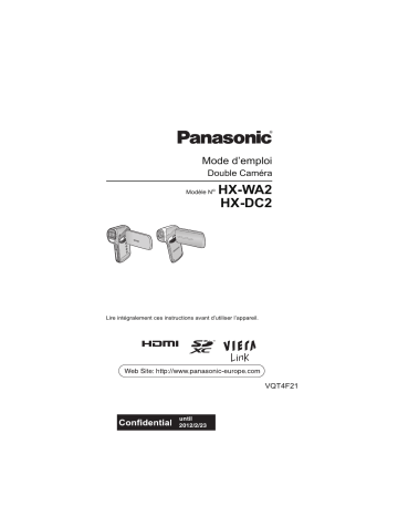 Panasonic HXWA2EG Operating Instructions | Manualzz
