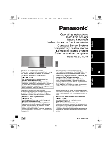 Panasonic SCHC49EG Operating Instructions | Manualzz