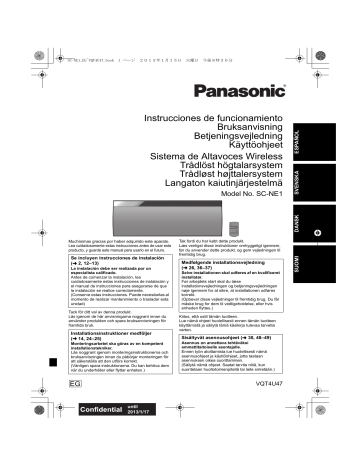 Panasonic SCNE1EG Operating Instructions | Manualzz