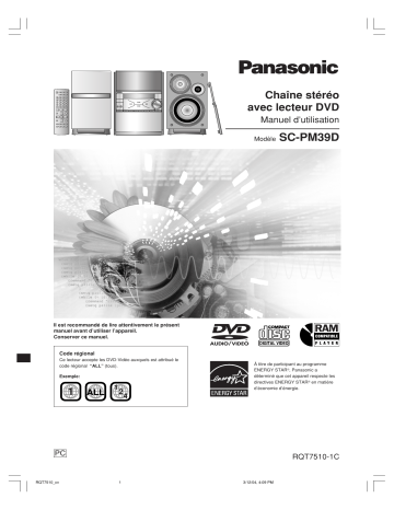 Panasonic SCPM39D Operating Instructions | Manualzz